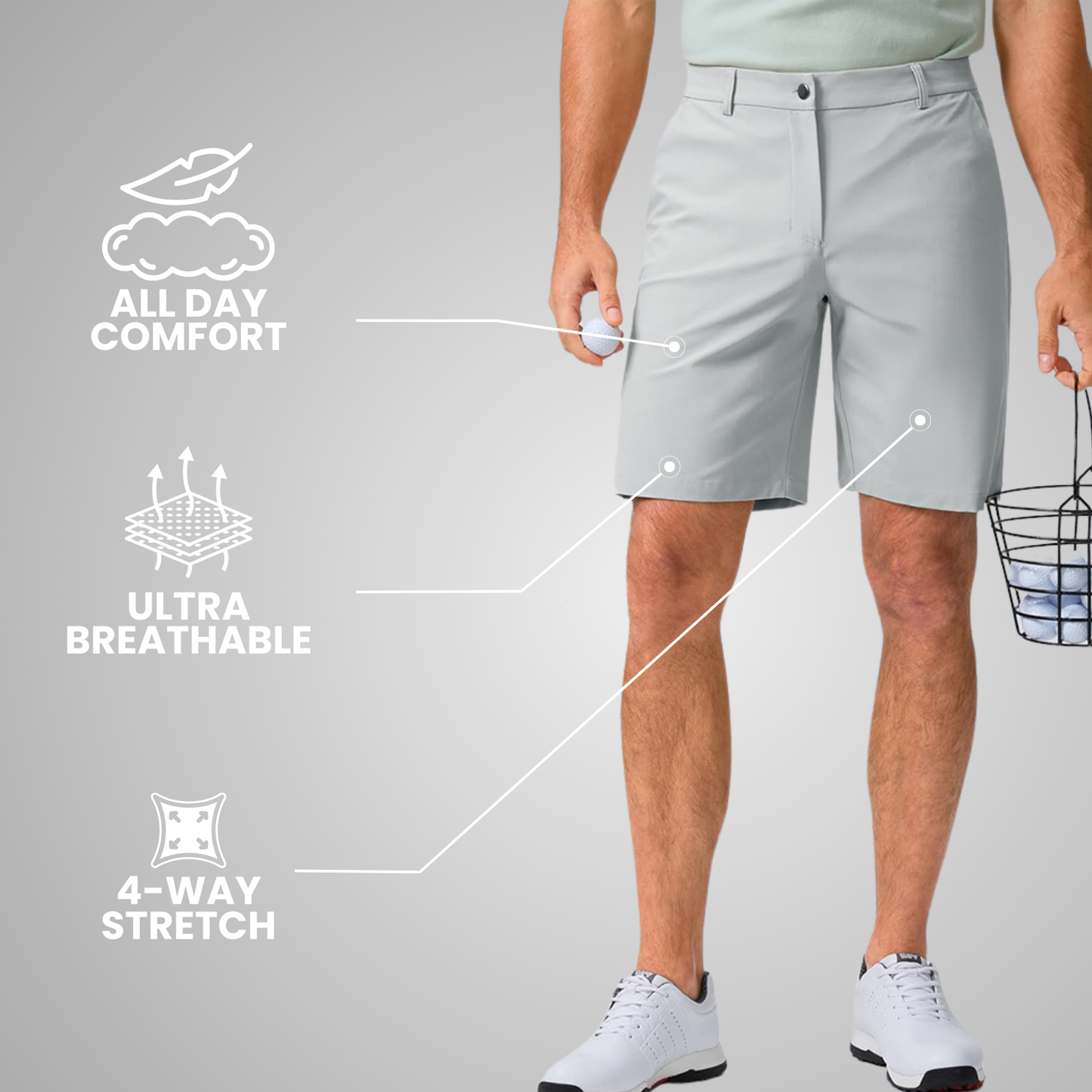 THE FORMI - FormiTex™ GOLF SHORTS
